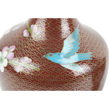 Carica l'immagine nel visualizzatore di Gallery, Coppia Piccoli vasi Cloisonnè Jingfa CINESI Vintage XX secolo