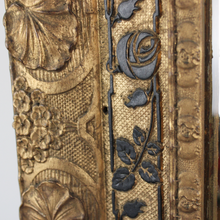 Carica l'immagine nel visualizzatore di Gallery, Specchio Rettangolare D'Epoca Metà '900 con Cornice in Legno