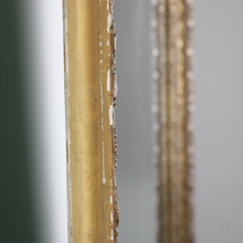 Carica l'immagine nel visualizzatore di Gallery, Specchio Rettangolare D'Epoca '900 con Cornice in Legno Dorata