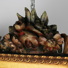 Carica l'immagine nel visualizzatore di Gallery, Specchio vintage con cornice dorata metà '900 dalla forma a diamante