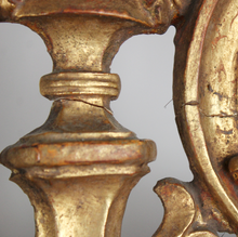 Carica l'immagine nel visualizzatore di Gallery, Grande Specchio al mercurio Con Cornice in Legno Dorata '900