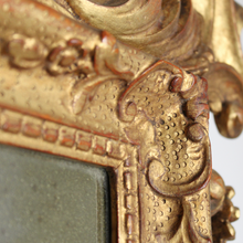 Carica l'immagine nel visualizzatore di Gallery, Grande Specchio al mercurio Con Cornice in Legno Dorata '900