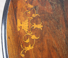 Carica l'immagine nel visualizzatore di Gallery, Tavolino Vittoriano Inglese da Gioco in Legno di Noce XIX Secolo