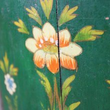 Carica l'immagine nel visualizzatore di Gallery, Portaombrelli Vintage in legno Dipinto a mano con Decorazioni Floreali