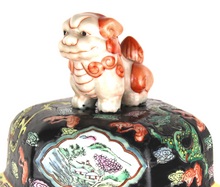 Carica l'immagine nel visualizzatore di Gallery, Vaso Giapponese Imari Esagonale con Coperchio '900