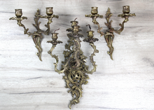 Carica l'immagine nel visualizzatore di Gallery, Tris di applique in ottone