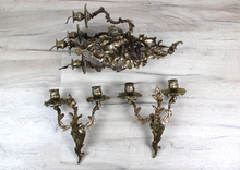 Carica l'immagine nel visualizzatore di Gallery, Tris di applique in ottone