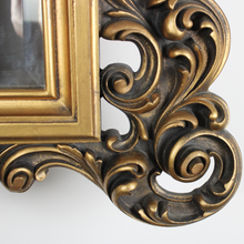 Carica l&#39;immagine nel visualizzatore di Gallery, Specchio Con Cornice Dorata Rettangolare in Legno XX Secolo
