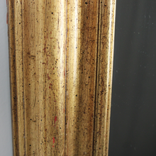 Carica l&#39;immagine nel visualizzatore di Gallery, Specchio Ottagonale con Cornice in Legno Dorata Vintage
