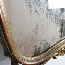Carica l&#39;immagine nel visualizzatore di Gallery, Grande specchio con cornice in legno dorata intagliata &#39;900
