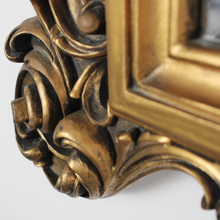 Carica l&#39;immagine nel visualizzatore di Gallery, Specchio Con Cornice Dorata Rettangolare in Legno XX Secolo
