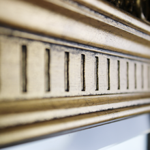 Carica l&#39;immagine nel visualizzatore di Gallery, Specchio Con Cornice Rettangolare in Legno DORATA in Stile Barocco Vintage D&#39;Epoca &#39;900
