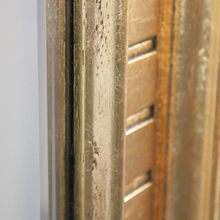 Carica l&#39;immagine nel visualizzatore di Gallery, Specchio Con Cornice Rettangolare in Legno DORATA in Stile Barocco Vintage D&#39;Epoca &#39;900
