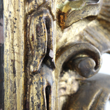 Carica l&#39;immagine nel visualizzatore di Gallery, Grande Specchio Con Cornice in Legno Dorata XX Secolo
