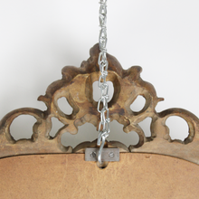 Carica l&#39;immagine nel visualizzatore di Gallery, Grande Specchio Vintage con Cornice in Legno Dorata Decorazioni Floreali D&#39;Epoca &#39;900
