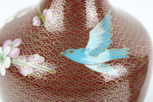 Carica l&#39;immagine nel visualizzatore di Gallery, Coppia Piccoli vasi Cloisonnè Jingfa CINESI Vintage XX secolo
