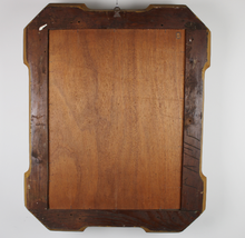 Carica l&#39;immagine nel visualizzatore di Gallery, Specchiera con cornice in legno dorata bulinata e decorata a mano 1800
