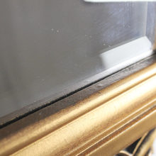 Carica l&#39;immagine nel visualizzatore di Gallery, Specchio Con Cornice Dorata Rettangolare in Legno XX Secolo
