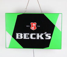 Carica l&#39;immagine nel visualizzatore di Gallery, Insegna luminosa pubblicitaria della BECK&#39;S Led
