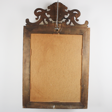 Carica l&#39;immagine nel visualizzatore di Gallery, Specchio Con Cornice Rettangolare in Legno DORATA in Stile Barocco Vintage D&#39;Epoca &#39;900
