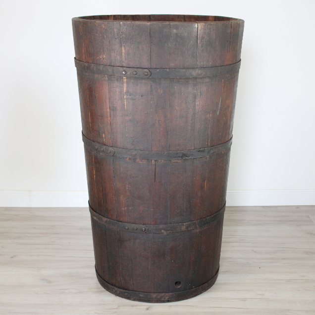Grande Tino Bigoncia in Legno Vintage Primi '900