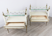Carica l&#39;immagine nel visualizzatore di Gallery, Comodini by Milo Baughman anni &#39;70
