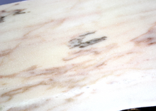 Carica l&#39;immagine nel visualizzatore di Gallery, Entratina Consolle in Legno Dorato con Piano di Marmo
