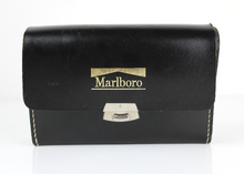 Carica l&#39;immagine nel visualizzatore di Gallery, MARLBORO Porta Sigarette Tabacco PELLE Custodia Pubblicitario VINTAGE Astuccio
