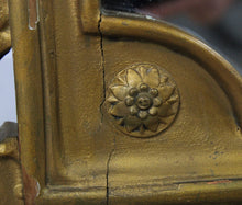 Carica l&#39;immagine nel visualizzatore di Gallery, Grande Specchiera Specchio con Cornice in Legno Dorata Vintage D&#39;Epoca Stile 900
