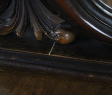 Carica l&#39;immagine nel visualizzatore di Gallery, Consolle Credenza Comò Bassa Vintage in Legno Mobile con Specchio Molato Epoca
