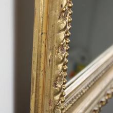 Carica l&#39;immagine nel visualizzatore di Gallery, Specchio Rettangolare con Cornice in Legno Dorata &#39;900
