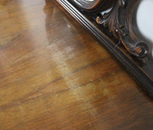 Carica l&#39;immagine nel visualizzatore di Gallery, Consolle Credenza Comò Bassa Vintage in Legno Mobile con Specchio Molato Epoca
