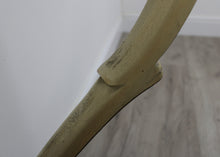 Carica l&#39;immagine nel visualizzatore di Gallery, Entratina Console in Legno Bianco Panna Dettagli Dorati con Marmo Vintage Epoca
