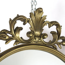 Carica l&#39;immagine nel visualizzatore di Gallery, Specchio ovale in ottone
