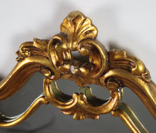 Carica l&#39;immagine nel visualizzatore di Gallery, Grande Specchiera Specchio Stile Barocco con Cornice in Legno Dorata Vintage 900
