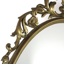 Carica l&#39;immagine nel visualizzatore di Gallery, Specchio ovale in ottone
