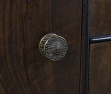 Carica l&#39;immagine nel visualizzatore di Gallery, Consolle Credenza Comò Bassa Vintage in Legno Mobile con Specchio Molato Epoca
