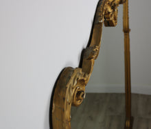 Carica l&#39;immagine nel visualizzatore di Gallery, Grande Specchiera Specchio con Cornice in Legno Dorata Vintage D&#39;Epoca Stile 900
