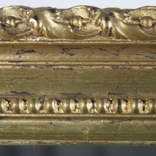 Carica l&#39;immagine nel visualizzatore di Gallery, Specchio Rettangolare con Cornice in Legno Dorata &#39;900
