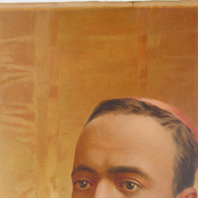Carica l&#39;immagine nel visualizzatore di Gallery, Dipinto ad olio ritraente Beato Andrea C. Cardinal Ferrari fine &#39;800

