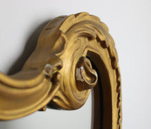 Carica l&#39;immagine nel visualizzatore di Gallery, Grande Specchiera Specchio con Cornice in Legno Dorata Vintage D&#39;Epoca Stile 900
