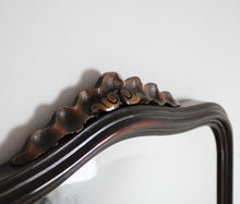 Carica l&#39;immagine nel visualizzatore di Gallery, Consolle Credenza Comò Bassa Vintage in Legno Mobile con Specchio Molato Epoca
