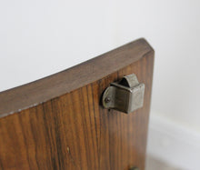 Carica l&#39;immagine nel visualizzatore di Gallery, Consolle Credenza Comò Bassa Vintage in Legno Mobile con Specchio Molato Epoca
