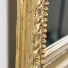 Carica l&#39;immagine nel visualizzatore di Gallery, Specchio Rettangolare con Cornice in Legno Dorata &#39;900
