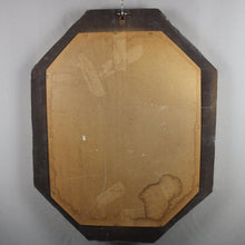 Carica l&#39;immagine nel visualizzatore di Gallery, Specchio Ottagonale Molato con Cornice Legno Dorata Intagliata D&#39;Epoca Vintage - Ghetto Luxury Milan
